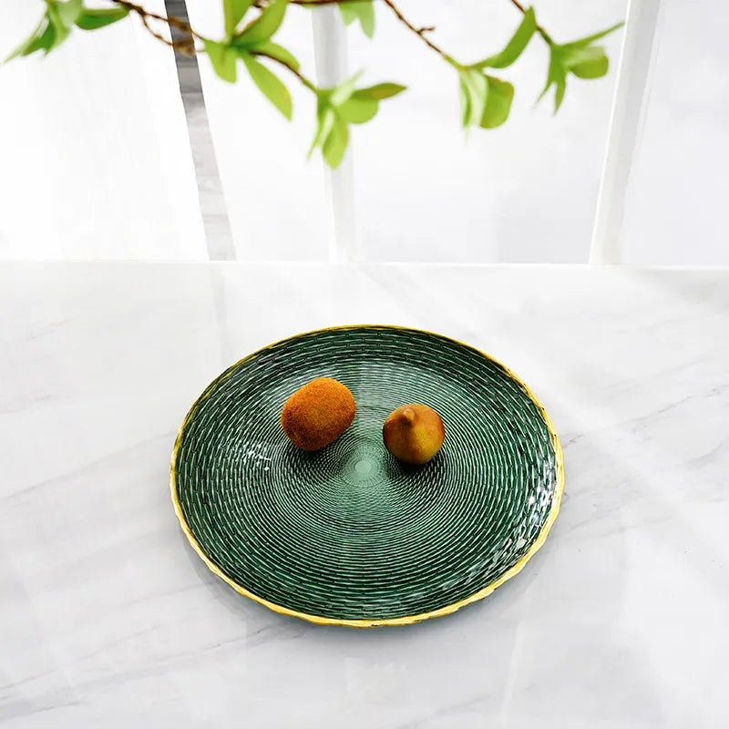 Dinner Plate Fc-Cj1805 -  Plates - ebarza Furniture UAE | Shop Modern Furniture in Abu Dhabi & Dubai - مفروشات ايبازرا في الامارات | تسوق اثاث عصري وديكورات مميزة في دبي وابوظبي