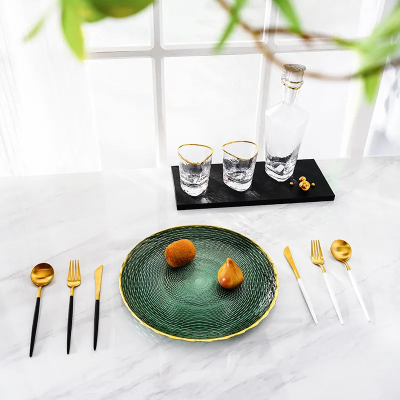 Dinner Plate Fc-Cj1805 -  Plates - ebarza Furniture UAE | Shop Modern Furniture in Abu Dhabi & Dubai - مفروشات ايبازرا في الامارات | تسوق اثاث عصري وديكورات مميزة في دبي وابوظبي