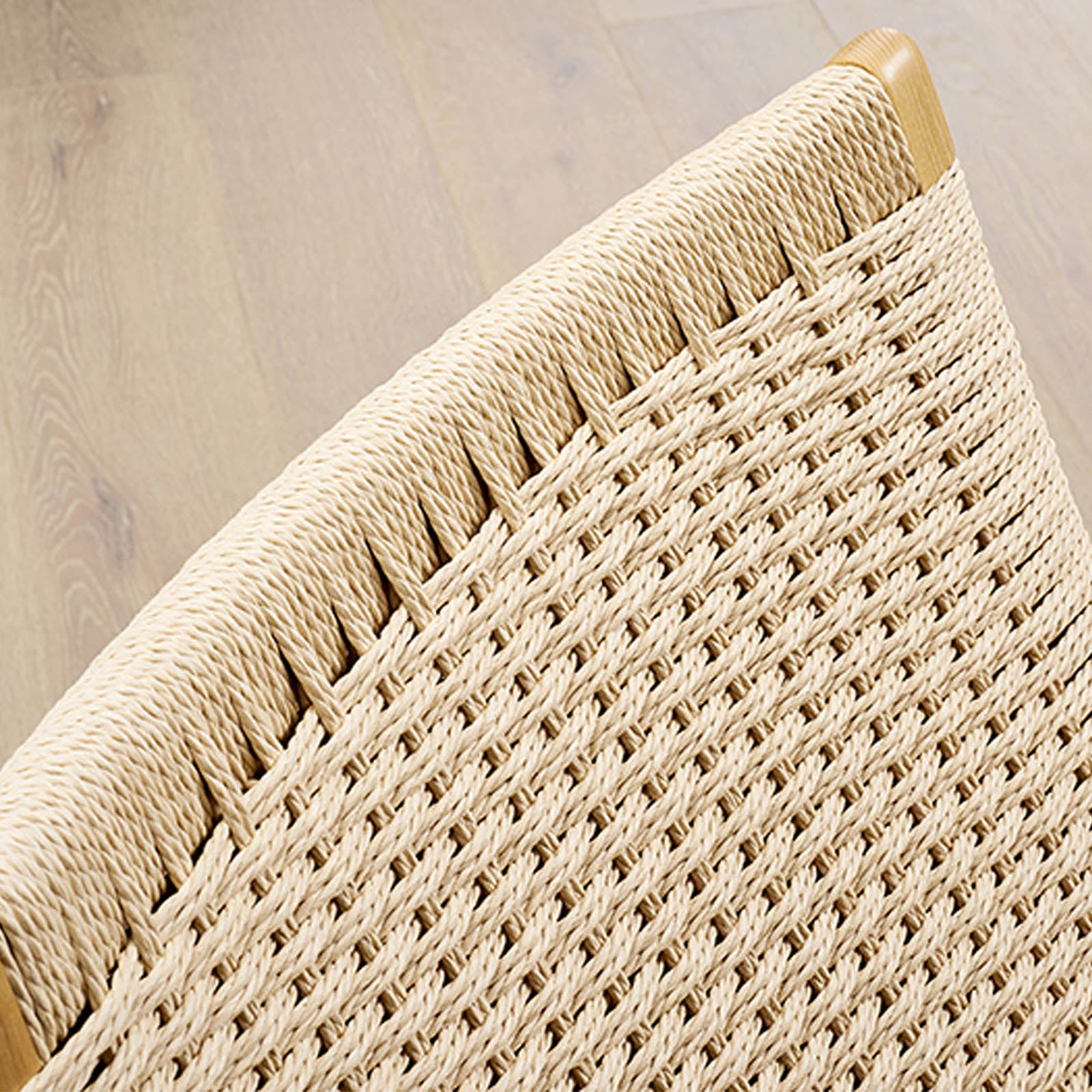 Solid Wood And Cord Lounge Chair Ws-086-N -  Lounge Chairs - ebarza Furniture UAE | Shop Modern Furniture in Abu Dhabi & Dubai - مفروشات ايبازرا في الامارات | تسوق اثاث عصري وديكورات مميزة في دبي وابوظبي