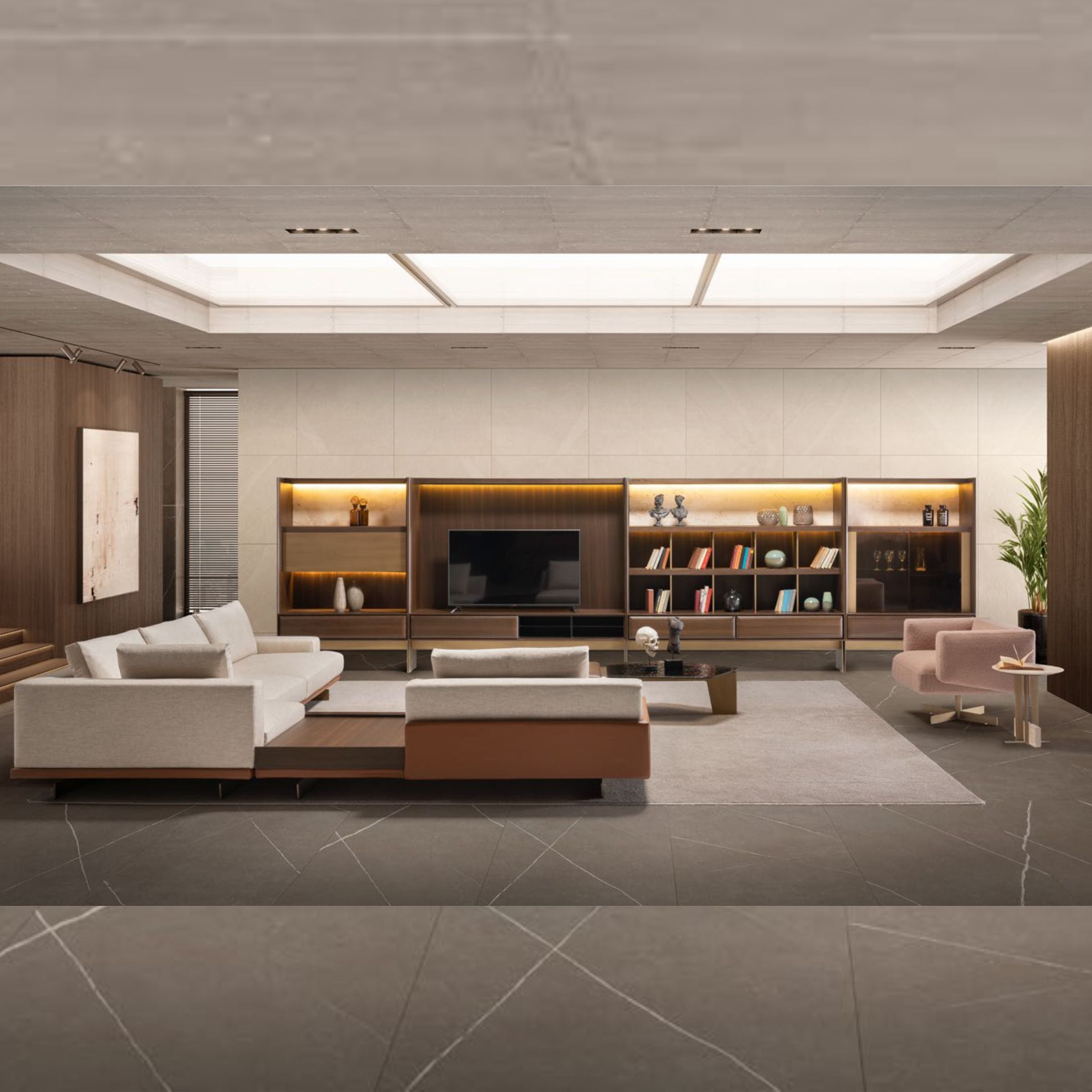 Era Wall Unit Bookshelf Block Era-Wall200 -  TV Units - ebarza Furniture UAE | Shop Modern Furniture in Abu Dhabi & Dubai - مفروشات ايبازرا في الامارات | تسوق اثاث عصري وديكورات مميزة في دبي وابوظبي