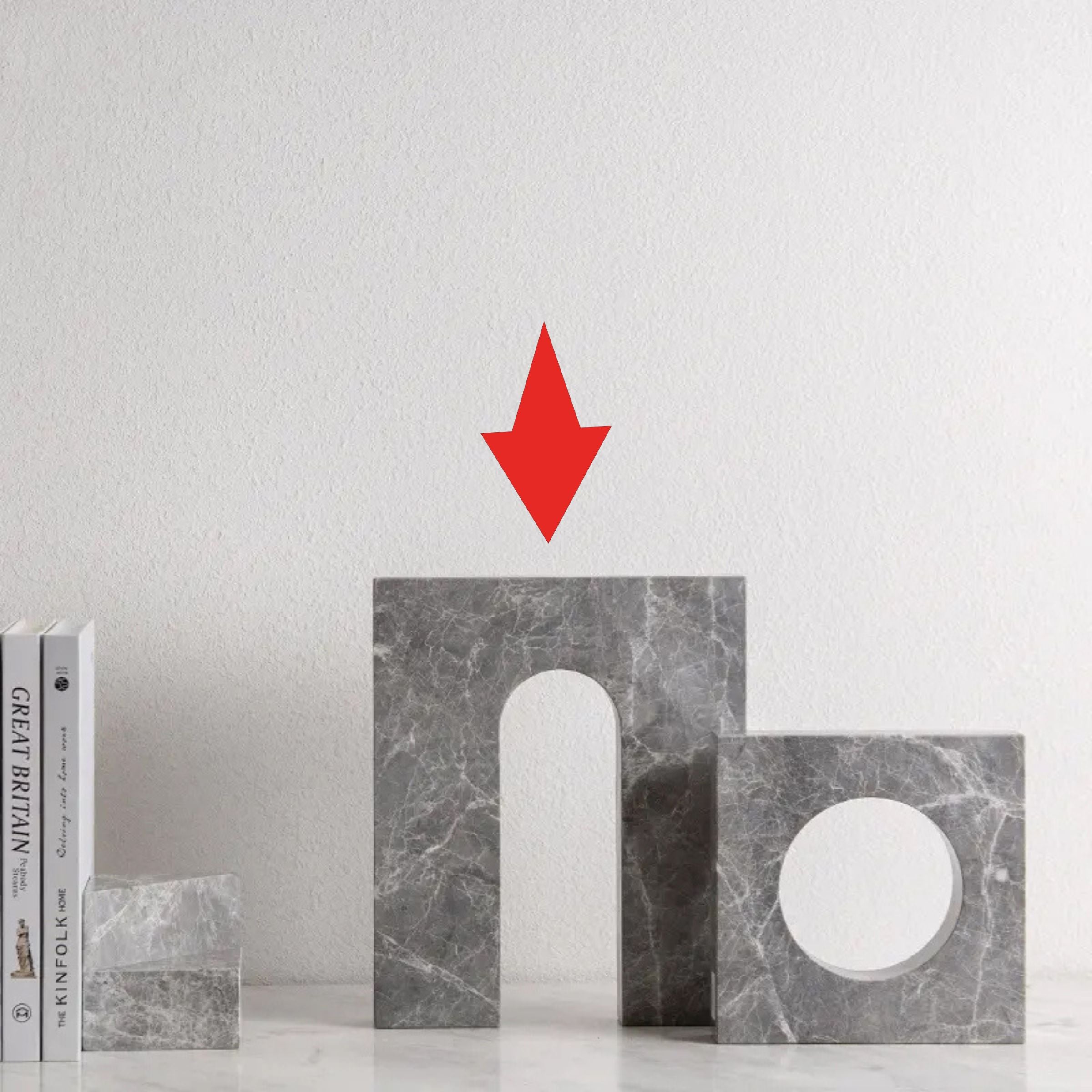 Grey Squre & Round Shape Vase-A Fb-T2027A -  Home Decor Figurines - ebarza Furniture UAE | Shop Modern Furniture in Abu Dhabi & Dubai - مفروشات ايبازرا في الامارات | تسوق اثاث عصري وديكورات مميزة في دبي وابوظبي