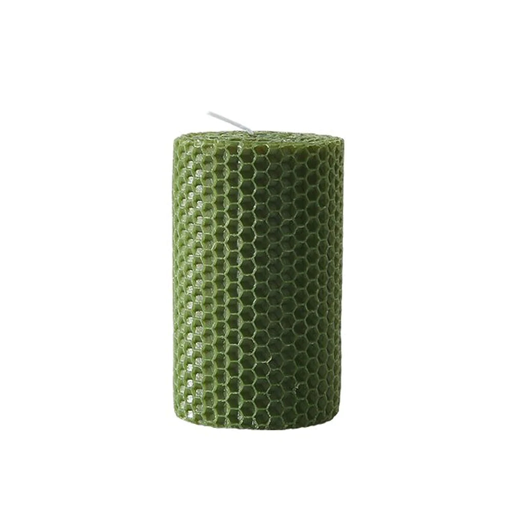 Honeycomb Pattern Candle - Large Fc-Ftj031A -  Candles - ebarza Furniture UAE | Shop Modern Furniture in Abu Dhabi & Dubai - مفروشات ايبازرا في الامارات | تسوق اثاث عصري وديكورات مميزة في دبي وابوظبي