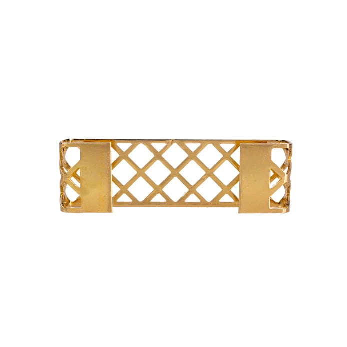 Karaca Comb Rectangle 6 Piece Napkin Ring 153.01.01.4528 -  Napkin Rings - ebarza Furniture UAE | Shop Modern Furniture in Abu Dhabi & Dubai - مفروشات ايبازرا في الامارات | تسوق اثاث عصري وديكورات مميزة في دبي وابوظبي