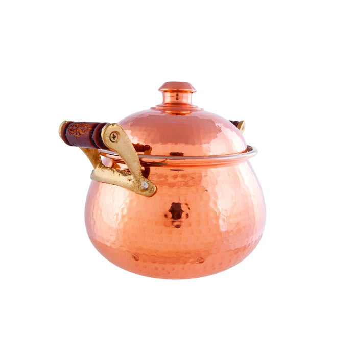 Karaca Mesopotamia Copper 20 Cm Cup Pot 153.03.08.0064 -  Cookware Sets - ebarza Furniture UAE | Shop Modern Furniture in Abu Dhabi & Dubai - مفروشات ايبازرا في الامارات | تسوق اثاث عصري وديكورات مميزة في دبي وابوظبي