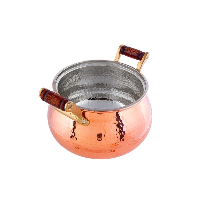 Karaca Mesopotamia Copper 20 Cm Cup Pot 153.03.08.0064 -  Cookware Sets - ebarza Furniture UAE | Shop Modern Furniture in Abu Dhabi & Dubai - مفروشات ايبازرا في الامارات | تسوق اثاث عصري وديكورات مميزة في دبي وابوظبي