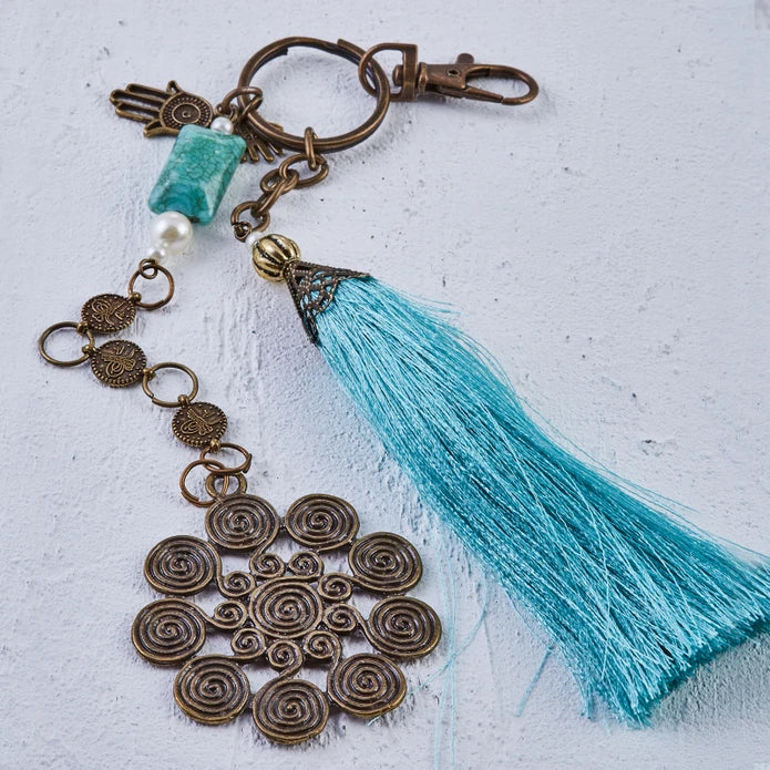 Karaca Handmade   Keychain 153.19.01.1478 -  Keychains | ميدالية مفاتيح كاراجا صناعه يدوية - ebarza Furniture UAE | Shop Modern Furniture in Abu Dhabi & Dubai - مفروشات ايبازرا في الامارات | تسوق اثاث عصري وديكورات مميزة في دبي وابوظبي