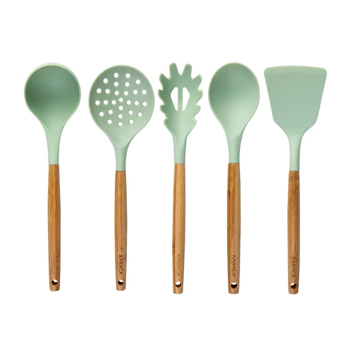 Karaca Woodland Herbal 6 Piece Service Set 153.03.06.1534 -  Service Sets | طقم تقديم كاراجا وود لاند هيربال 6 قطع - ebarza Furniture UAE | Shop Modern Furniture in Abu Dhabi & Dubai - مفروشات ايبازرا في الامارات | تسوق اثاث عصري وديكورات مميزة في دبي وابوظبي