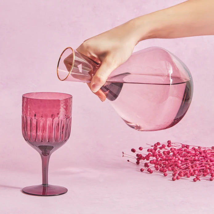 Karaca Azalea Carafe Purple 1800 Ml 153.03.08.1569 -  Drinkware - ebarza Furniture UAE | Shop Modern Furniture in Abu Dhabi & Dubai - مفروشات ايبازرا في الامارات | تسوق اثاث عصري وديكورات مميزة في دبي وابوظبي