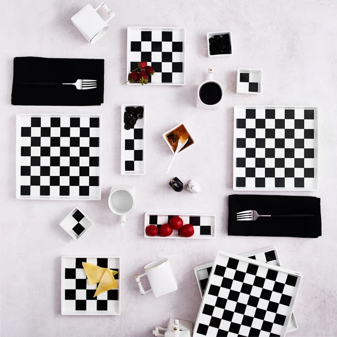 Karaca Chess 22 Pieces 6 Person Breakfast Set 153.03.08.2078 -  Dinnerware Sets - ebarza Furniture UAE | Shop Modern Furniture in Abu Dhabi & Dubai - مفروشات ايبازرا في الامارات | تسوق اثاث عصري وديكورات مميزة في دبي وابوظبي