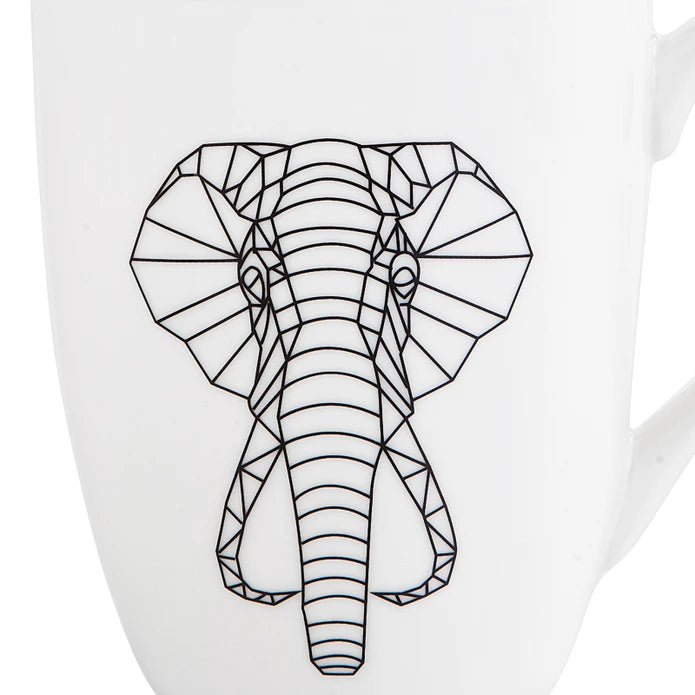 Karaca Draft Cat Mug set of 2 153.03.06.1758 -  Mugs - ebarza Furniture UAE | Shop Modern Furniture in Abu Dhabi & Dubai - مفروشات ايبازرا في الامارات | تسوق اثاث عصري وديكورات مميزة في دبي وابوظبي