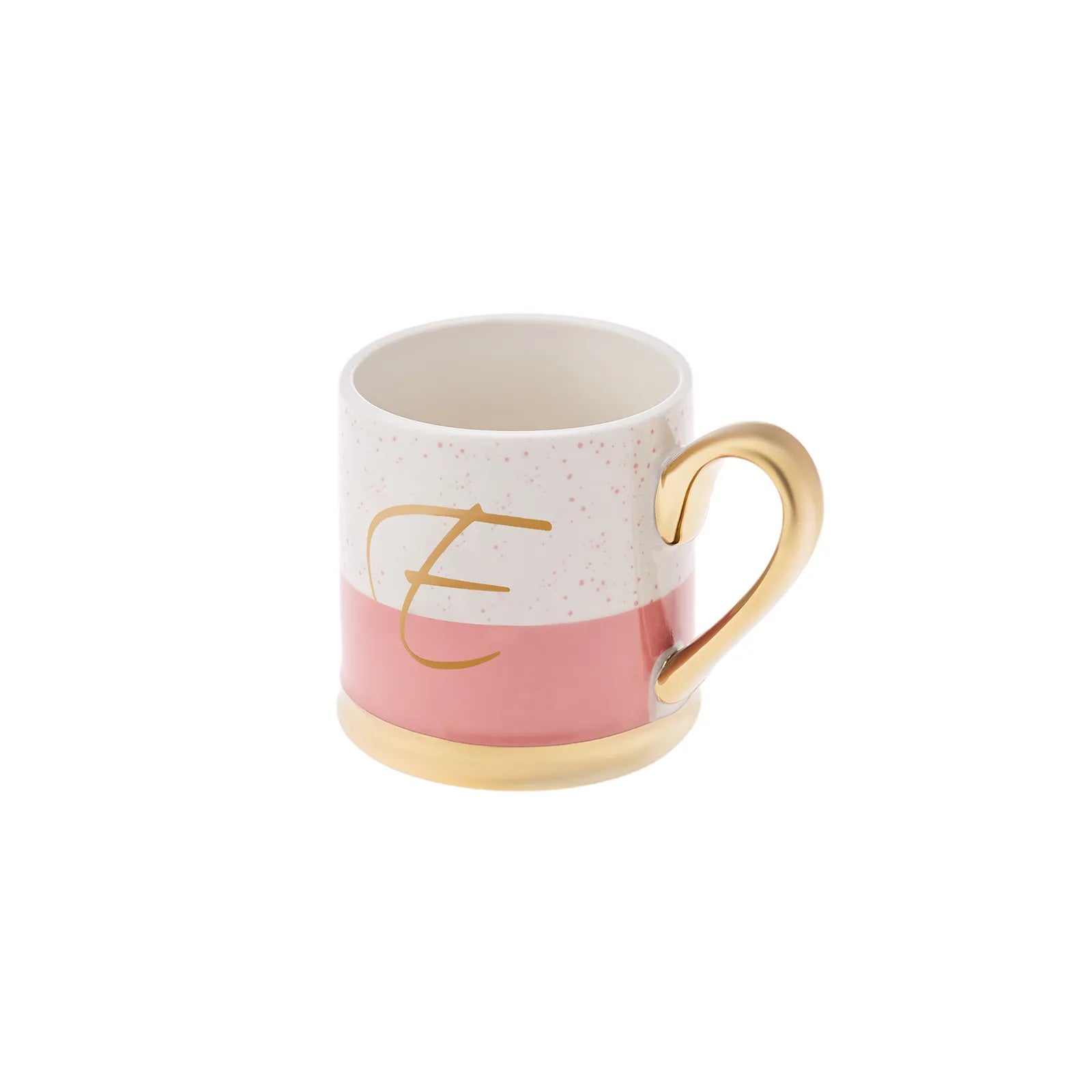 Karaca E Letter Mug 153.03.06.1612 -  Mugs - ebarza Furniture UAE | Shop Modern Furniture in Abu Dhabi & Dubai - مفروشات ايبازرا في الامارات | تسوق اثاث عصري وديكورات مميزة في دبي وابوظبي