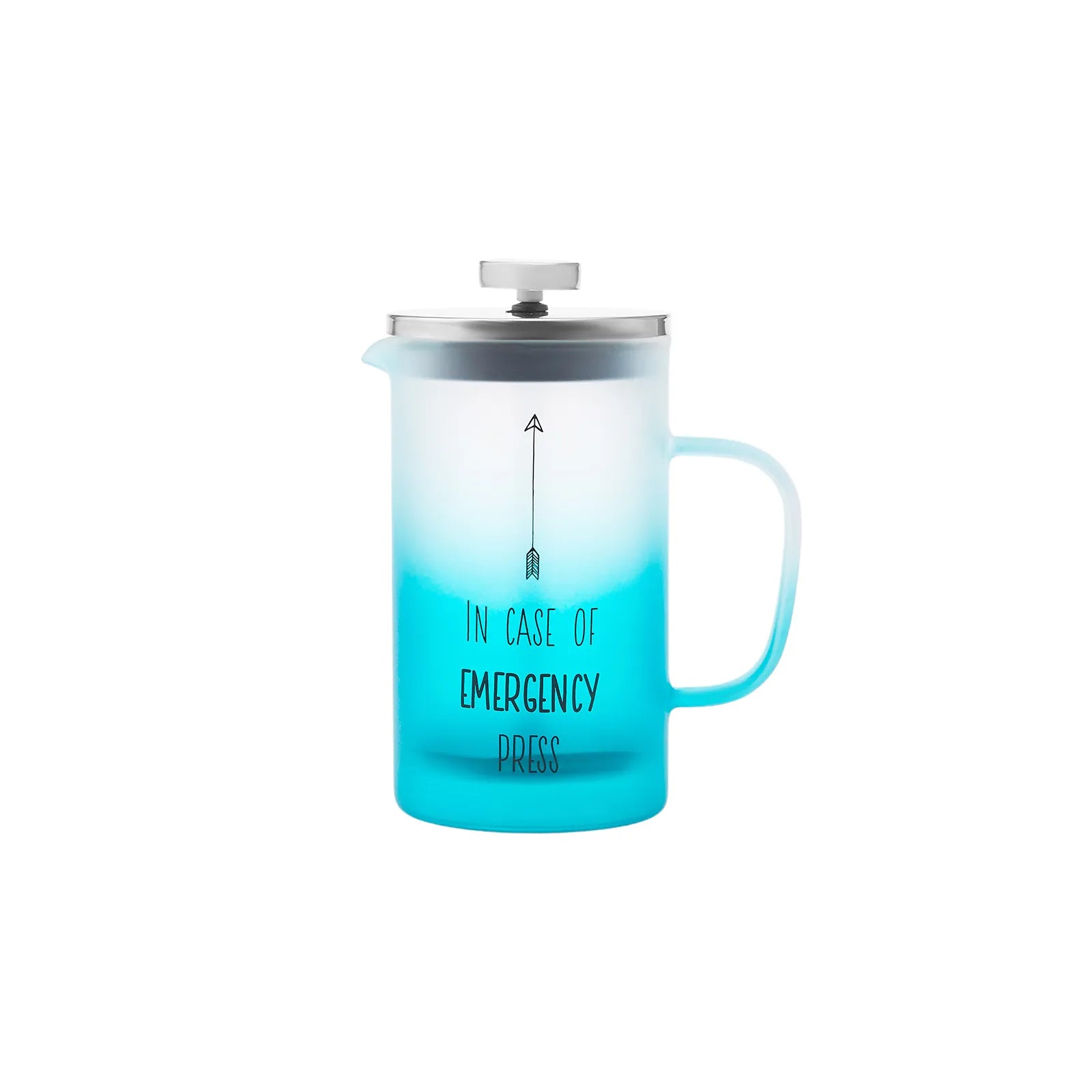Karaca Emergency Frenchpress Blue 600 Ml 153.03.08.1776 -  Kitchen Appliances - ebarza Furniture UAE | Shop Modern Furniture in Abu Dhabi & Dubai - مفروشات ايبازرا في الامارات | تسوق اثاث عصري وديكورات مميزة في دبي وابوظبي