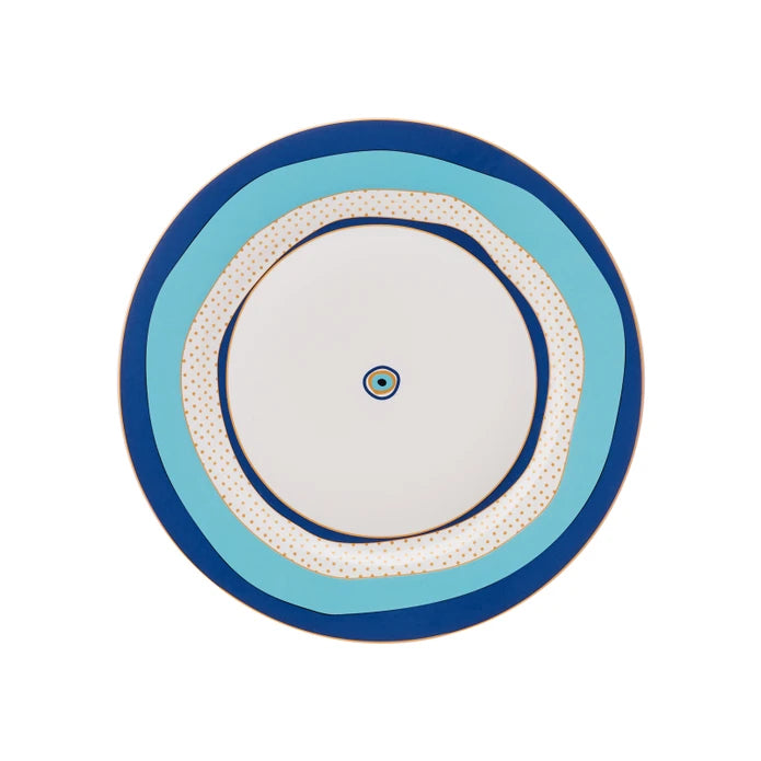 Karaca Eye Zone 24 Pieces 6 Person Porcelain Dinnerware 153.03.06.5960 -  Dinnerware Sets - ebarza Furniture UAE | Shop Modern Furniture in Abu Dhabi & Dubai - مفروشات ايبازرا في الامارات | تسوق اثاث عصري وديكورات مميزة في دبي وابوظبي