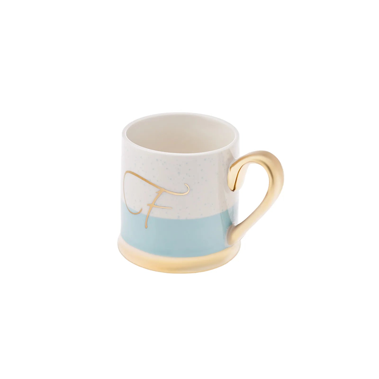 Karaca F Letter Mug 153.03.06.1613 -  Mugs - ebarza Furniture UAE | Shop Modern Furniture in Abu Dhabi & Dubai - مفروشات ايبازرا في الامارات | تسوق اثاث عصري وديكورات مميزة في دبي وابوظبي