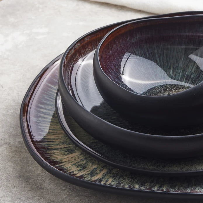 Karaca Galactic Black Bowl 153.03.06.7230 -  Bowls - ebarza Furniture UAE | Shop Modern Furniture in Abu Dhabi & Dubai - مفروشات ايبازرا في الامارات | تسوق اثاث عصري وديكورات مميزة في دبي وابوظبي