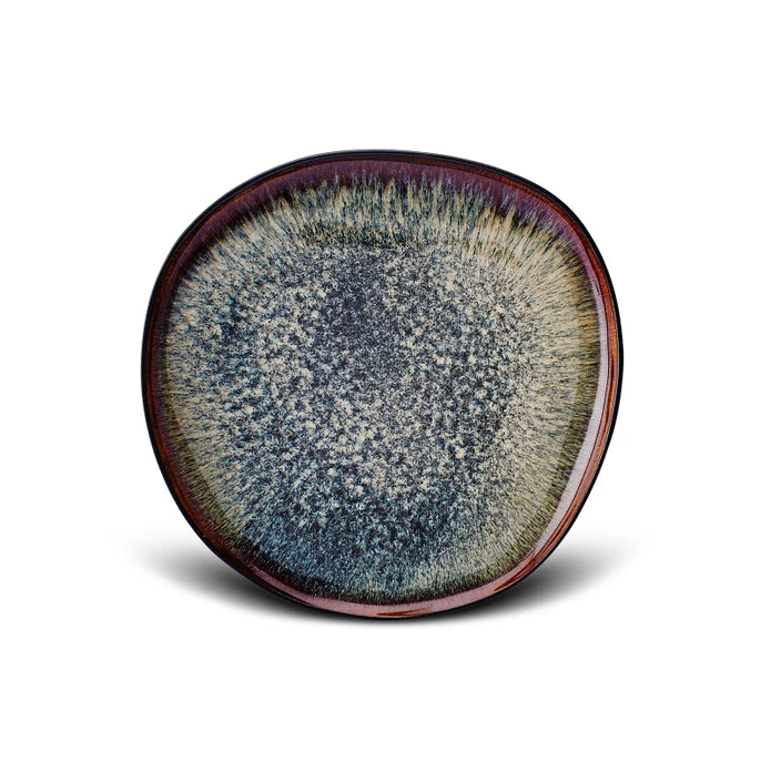 Karaca Galactic Black Cake Plate 153.03.06.7232 -  Plates - ebarza Furniture UAE | Shop Modern Furniture in Abu Dhabi & Dubai - مفروشات ايبازرا في الامارات | تسوق اثاث عصري وديكورات مميزة في دبي وابوظبي