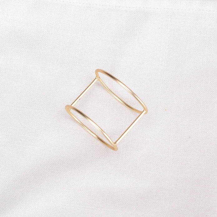 Karaca Home 3D Geometry 4-Piece Napkin Ring 300.22.02.0485 -  Napkin Rings - ebarza Furniture UAE | Shop Modern Furniture in Abu Dhabi & Dubai - مفروشات ايبازرا في الامارات | تسوق اثاث عصري وديكورات مميزة في دبي وابوظبي