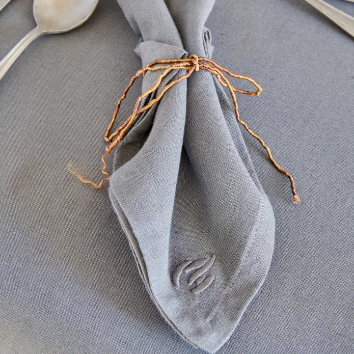 Karaca Home 4 Element Anthracite 2 Piece Napkin 200.18.01.0935 -  Napkins - ebarza Furniture UAE | Shop Modern Furniture in Abu Dhabi & Dubai - مفروشات ايبازرا في الامارات | تسوق اثاث عصري وديكورات مميزة في دبي وابوظبي