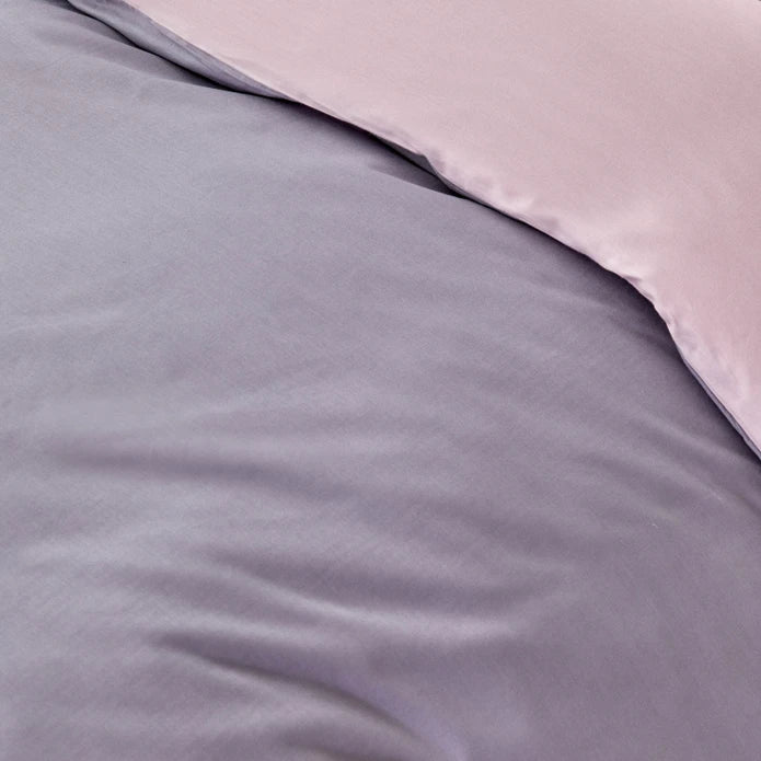 Karaca Home Basic Dried Rose Dark Gray Double Sided Double Duvet Cover Set 200.18.01.0687 -  Bedding - ebarza Furniture UAE | Shop Modern Furniture in Abu Dhabi & Dubai - مفروشات ايبازرا في الامارات | تسوق اثاث عصري وديكورات مميزة في دبي وابوظبي