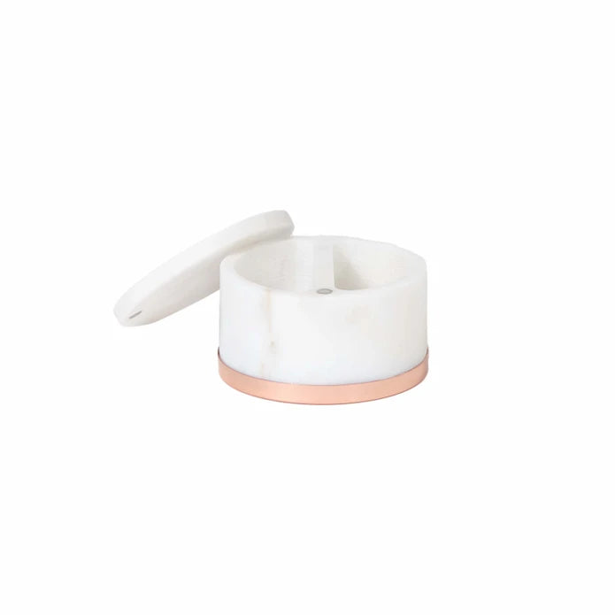 Karaca Home Brass Base Marble Presentation Stand 12 cm 300.21.02.0516 -  Spice Sets - ebarza Furniture UAE | Shop Modern Furniture in Abu Dhabi & Dubai - مفروشات ايبازرا في الامارات | تسوق اثاث عصري وديكورات مميزة في دبي وابوظبي