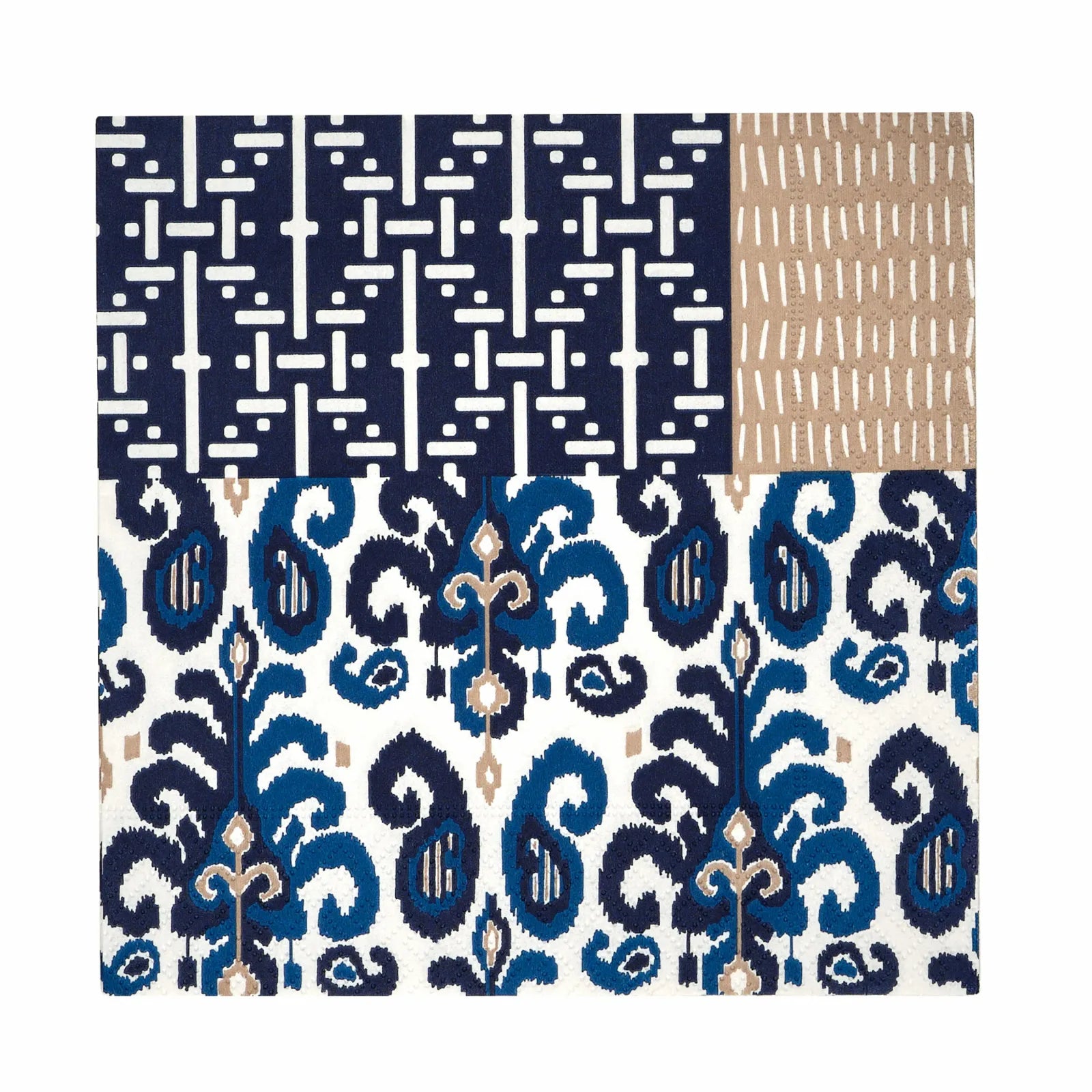 Karaca Home Patchwork Paper Napkin 20 pcs 33x33 cm  300.22.02.0697 -  Napkins - ebarza Furniture UAE | Shop Modern Furniture in Abu Dhabi & Dubai - مفروشات ايبازرا في الامارات | تسوق اثاث عصري وديكورات مميزة في دبي وابوظبي