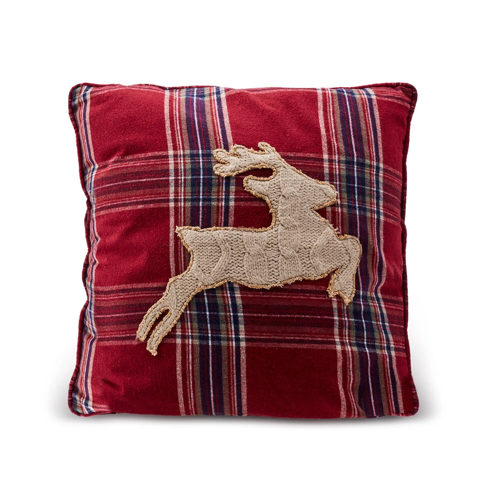 Karaca Home Woodland Red Deer Cozy Pillow 45X45 Cm 200.19.01.1021 -  Cushions - ebarza Furniture UAE | Shop Modern Furniture in Abu Dhabi & Dubai - مفروشات ايبازرا في الامارات | تسوق اثاث عصري وديكورات مميزة في دبي وابوظبي