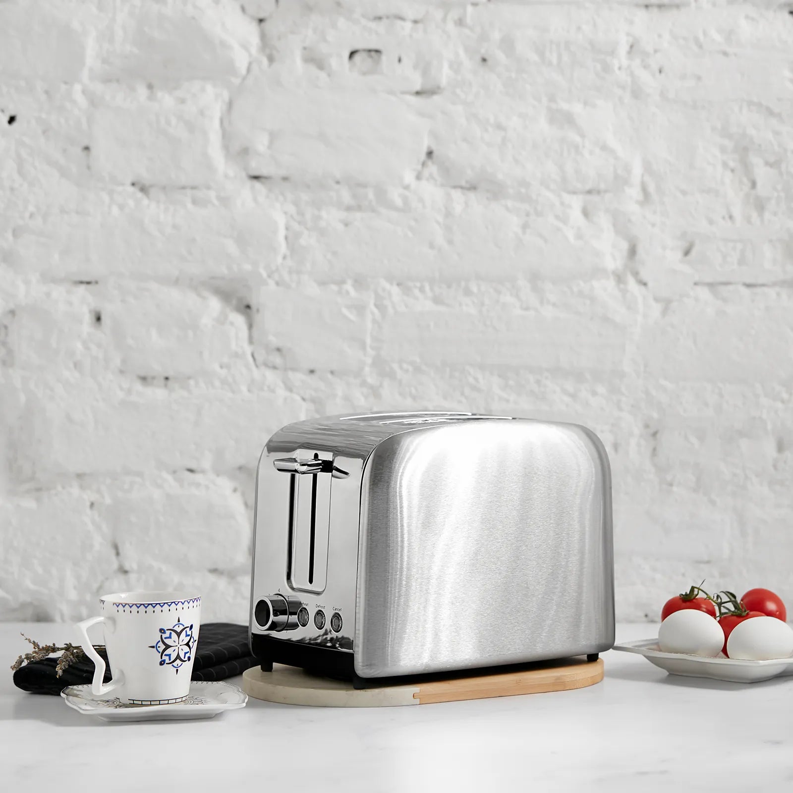 Karaca Inox Toaster 8501 153.01.06.4966 -  Kitchen Appliances - ebarza Furniture UAE | Shop Modern Furniture in Abu Dhabi & Dubai - مفروشات ايبازرا في الامارات | تسوق اثاث عصري وديكورات مميزة في دبي وابوظبي