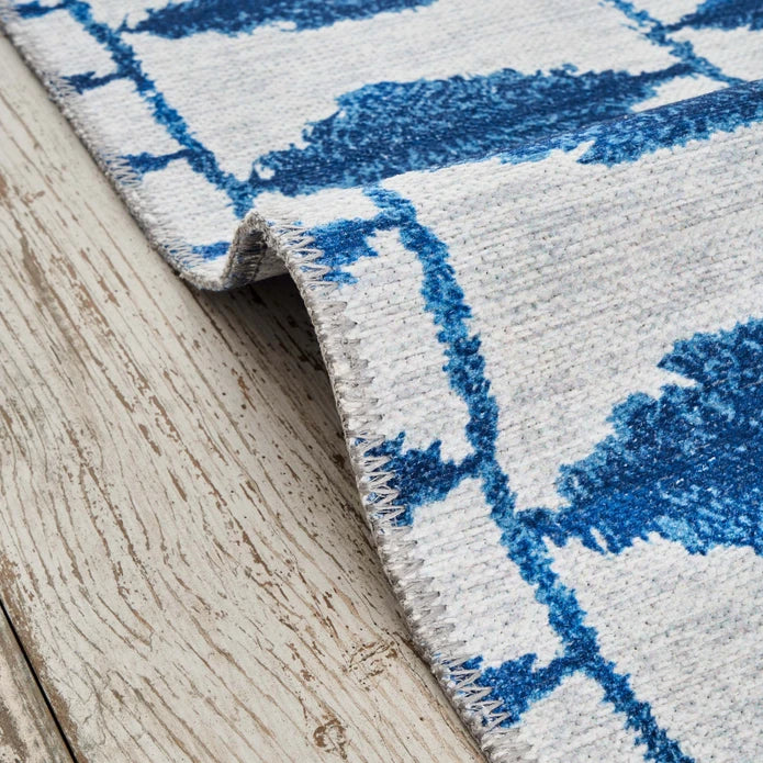 Karaca Kashmir Carpet Decorative Art Trend Santroni Double Sided 120x180 cm 200.19.01.1454 -  Rugs - ebarza Furniture UAE | Shop Modern Furniture in Abu Dhabi & Dubai - مفروشات ايبازرا في الامارات | تسوق اثاث عصري وديكورات مميزة في دبي وابوظبي