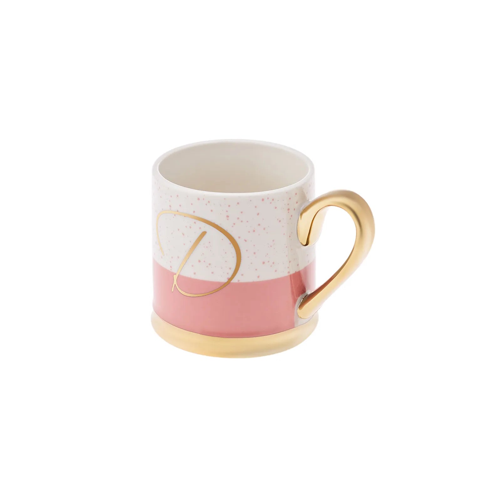 Karaca Letter D Mug 153.03.06.1611 -  Mugs - ebarza Furniture UAE | Shop Modern Furniture in Abu Dhabi & Dubai - مفروشات ايبازرا في الامارات | تسوق اثاث عصري وديكورات مميزة في دبي وابوظبي