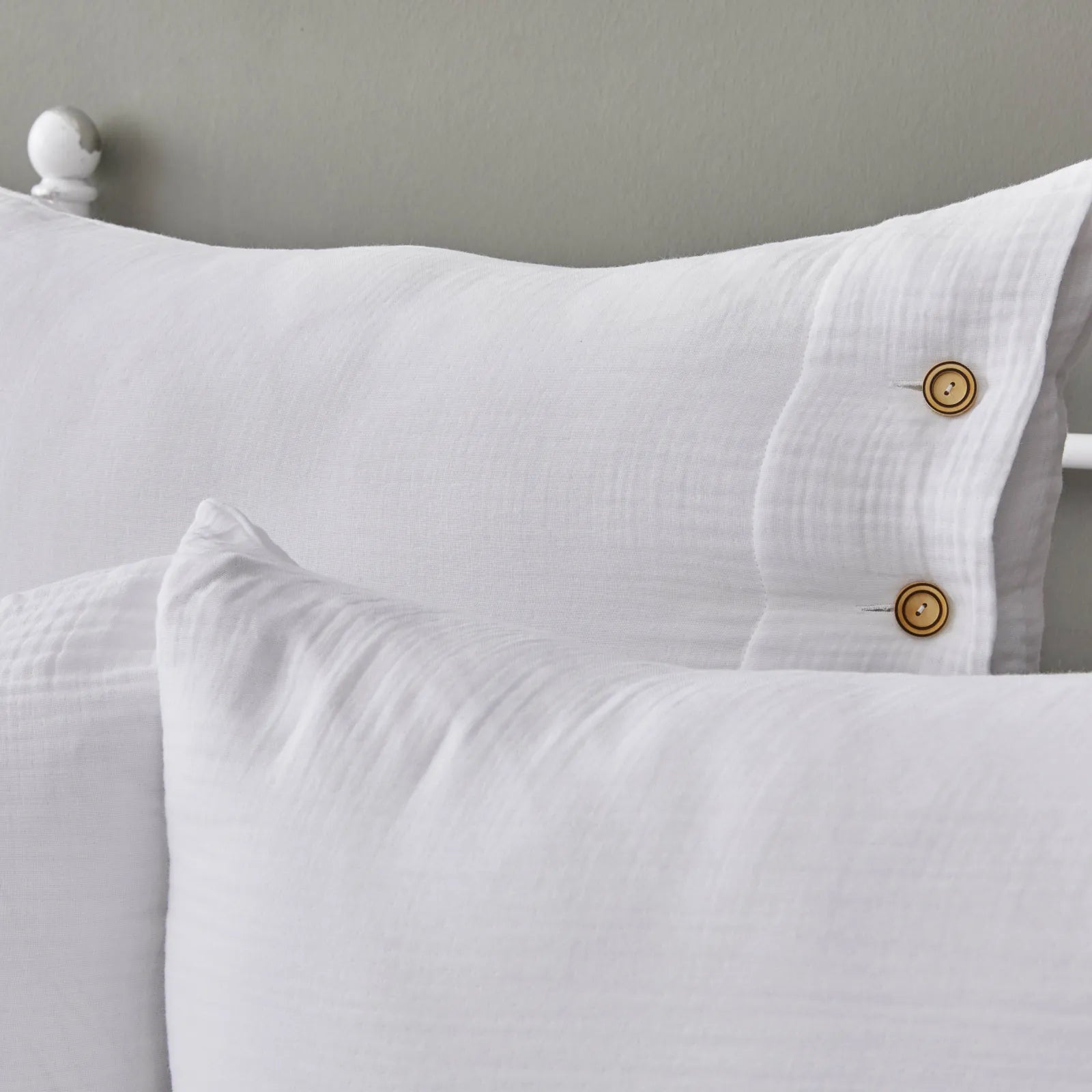 Karaca Nautica Home Pruva Double Muslin Bedspread Set White 180.01.01.0557 -  Bedding - ebarza Furniture UAE | Shop Modern Furniture in Abu Dhabi & Dubai - مفروشات ايبازرا في الامارات | تسوق اثاث عصري وديكورات مميزة في دبي وابوظبي