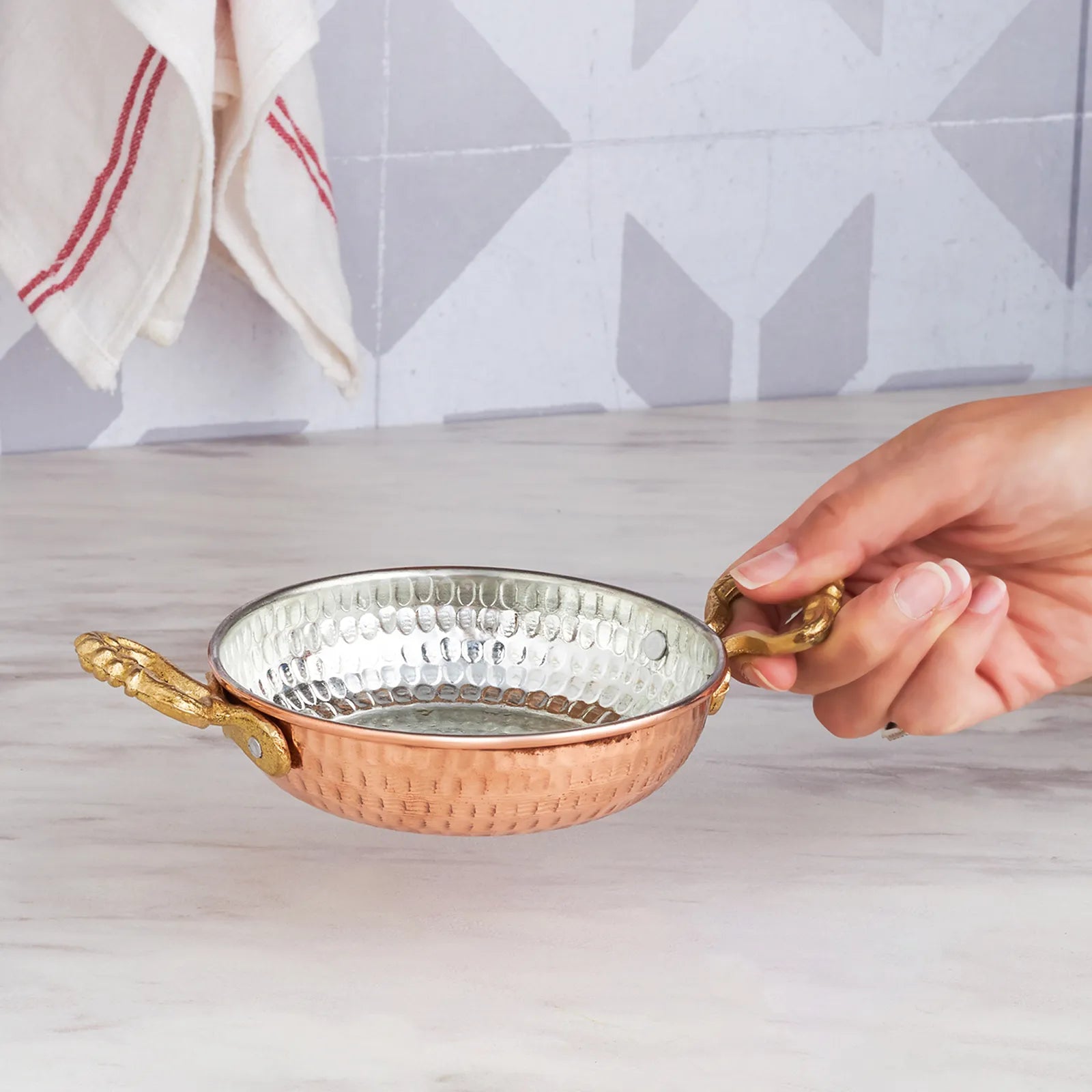 Karaca Nish/Antique Copper New Copper Plate 12 Cm 153.03.07.9107/153.03.08.0204 -  Cookware Sets - ebarza Furniture UAE | Shop Modern Furniture in Abu Dhabi & Dubai - مفروشات ايبازرا في الامارات | تسوق اثاث عصري وديكورات مميزة في دبي وابوظبي