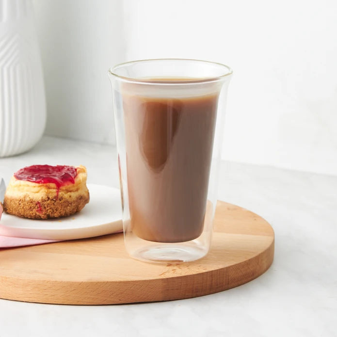 Karaca Pia Double Walled Latte Glass 350 Ml 153.03.08.2550 -  Drinkware - ebarza Furniture UAE | Shop Modern Furniture in Abu Dhabi & Dubai - مفروشات ايبازرا في الامارات | تسوق اثاث عصري وديكورات مميزة في دبي وابوظبي