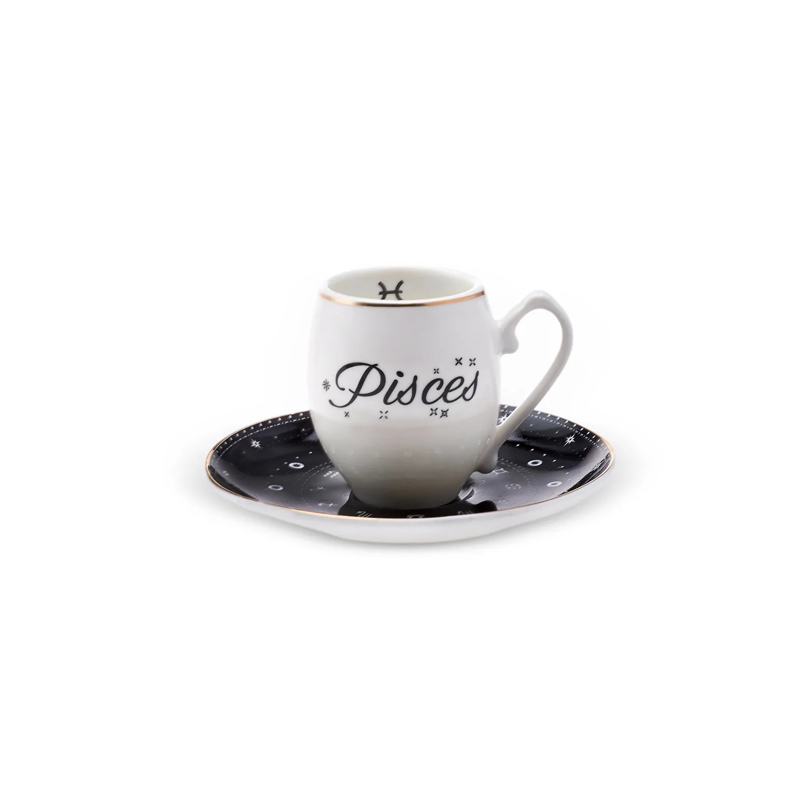 Karaca Pisces Coffee Cup 90 Ml 153.03.06.6899 -  Coffee Sets - ebarza Furniture UAE | Shop Modern Furniture in Abu Dhabi & Dubai - مفروشات ايبازرا في الامارات | تسوق اثاث عصري وديكورات مميزة في دبي وابوظبي