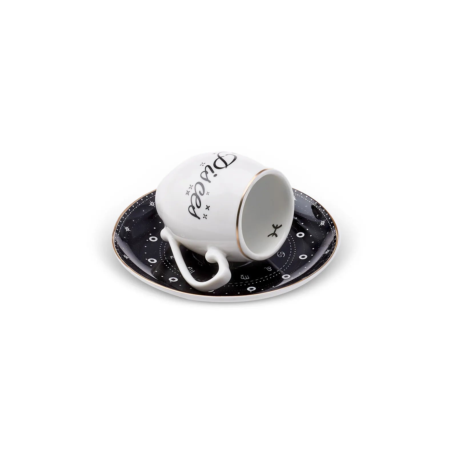 Karaca Pisces Coffee Cup 90 Ml 153.03.06.6899 -  Coffee Sets - ebarza Furniture UAE | Shop Modern Furniture in Abu Dhabi & Dubai - مفروشات ايبازرا في الامارات | تسوق اثاث عصري وديكورات مميزة في دبي وابوظبي