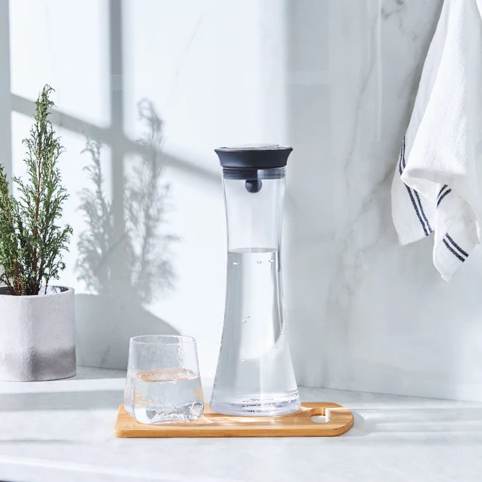 Karaca Sapphire Karaf Silver 1 Liter 153.03.08.1948 -  Drinkware - ebarza Furniture UAE | Shop Modern Furniture in Abu Dhabi & Dubai - مفروشات ايبازرا في الامارات | تسوق اثاث عصري وديكورات مميزة في دبي وابوظبي