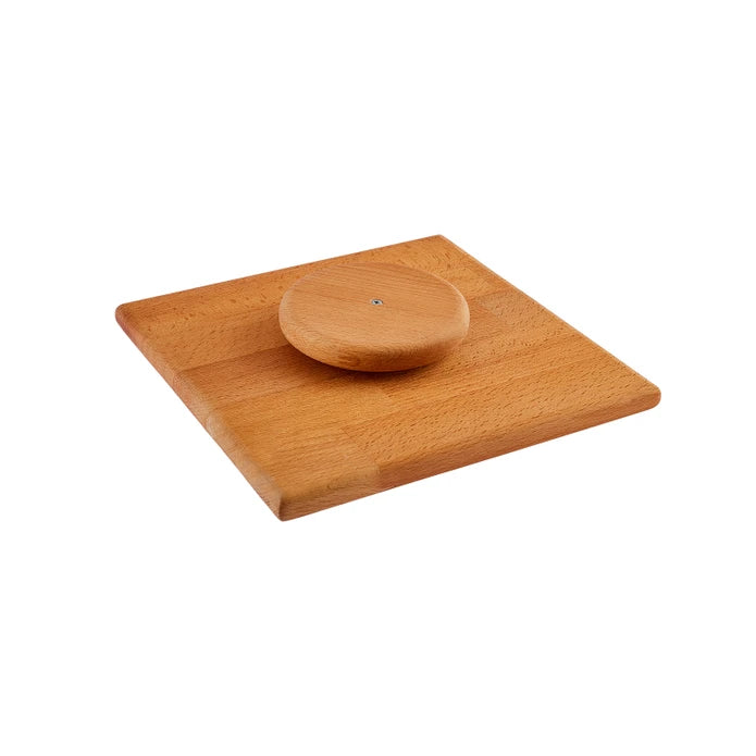 Karaca Urban wood Rotating Serving Board Square 153.03.09.0124 -  Trays - ebarza Furniture UAE | Shop Modern Furniture in Abu Dhabi & Dubai - مفروشات ايبازرا في الامارات | تسوق اثاث عصري وديكورات مميزة في دبي وابوظبي
