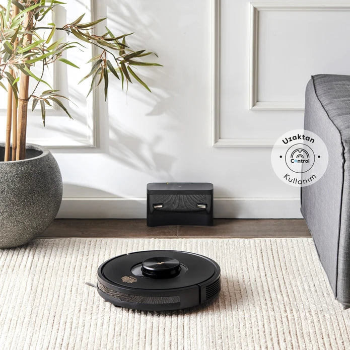 Karaca Vantuz Off-Road Rs007 2 In 1 Mop And Vacuum Robot Vacuum Cleaner 153.03.08.2891 -  Kitchen Appliances - ebarza Furniture UAE | Shop Modern Furniture in Abu Dhabi & Dubai - مفروشات ايبازرا في الامارات | تسوق اثاث عصري وديكورات مميزة في دبي وابوظبي