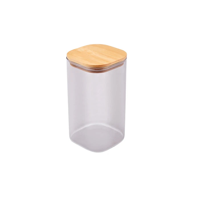 Karaca Zoro Gray Glass Storage Container 153.03.08.3332 -  Spice Sets - ebarza Furniture UAE | Shop Modern Furniture in Abu Dhabi & Dubai - مفروشات ايبازرا في الامارات | تسوق اثاث عصري وديكورات مميزة في دبي وابوظبي