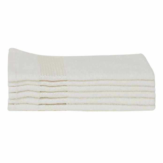 KH HONEY OFF WHITE 6’LI HAVLU SET 30X50  cm 200.21.01.0740 -  Towels - ebarza Furniture UAE | Shop Modern Furniture in Abu Dhabi & Dubai - مفروشات ايبازرا في الامارات | تسوق اثاث عصري وديكورات مميزة في دبي وابوظبي