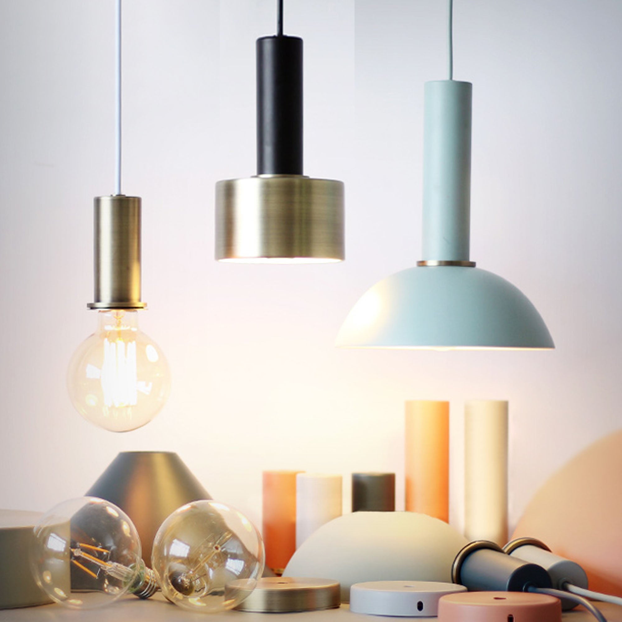 Cy-Dd-Sh-05 (cap only) -  Pendant Lamps - ebarza Furniture UAE | Shop Modern Furniture in Abu Dhabi & Dubai - مفروشات ايبازرا في الامارات | تسوق اثاث عصري وديكورات مميزة في دبي وابوظبي