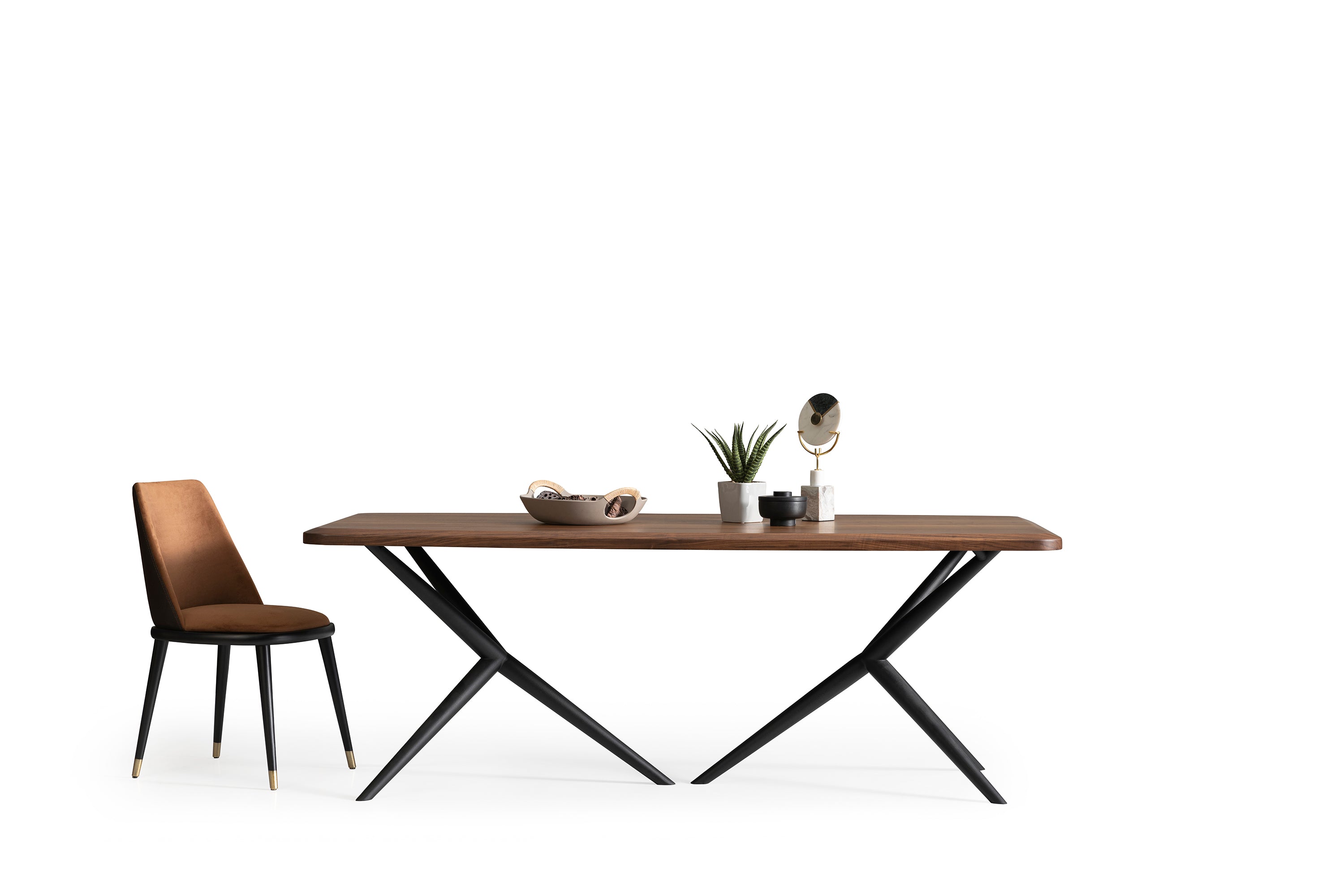 Layla Dining Table Lyla-Dt -  Dining Tables | طاولة سفرة ليلى - ebarza Furniture UAE | Shop Modern Furniture in Abu Dhabi & Dubai - مفروشات ايبازرا في الامارات | تسوق اثاث عصري وديكورات مميزة في دبي وابوظبي